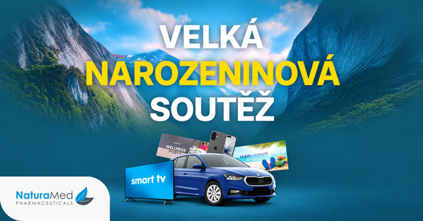 NaturaMed slaví 20 let – a dárky za milion rozdává vám