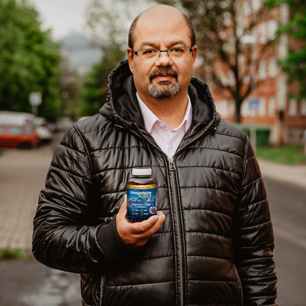 Cítím se skvěle, nejsem díky OmegaMarine PREMIUM vůbec unavený jako jsem býval dřív