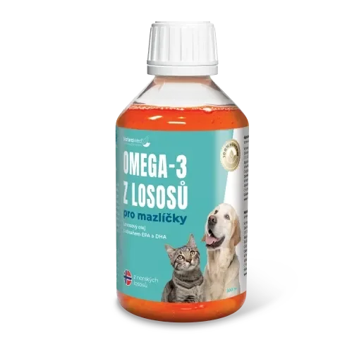 Omega 3 z lososů pro mazlíčky 1 lahev v balení