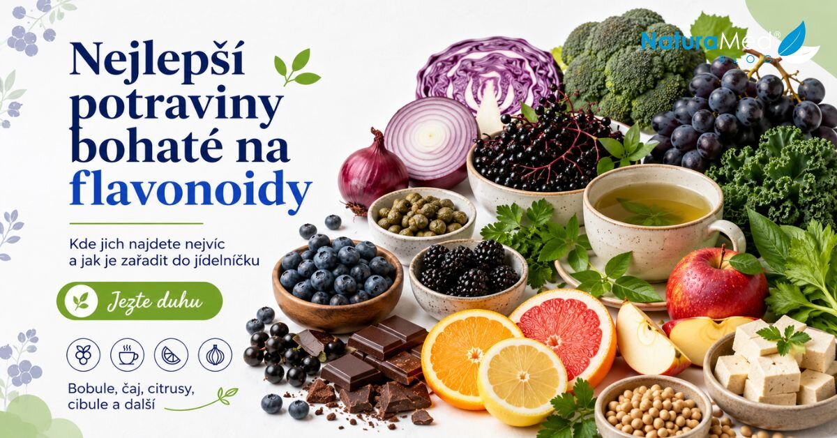 Nejlepší potraviny bohaté na flavonoidy
