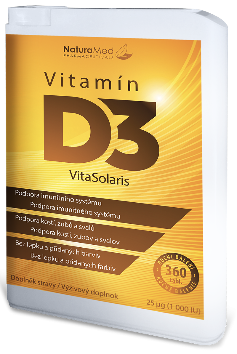 Vitamín D3 Nejúčinnější forma vitamínu D naturamed.cz